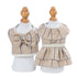 Dog Plaid Puppy Clothes with Leash